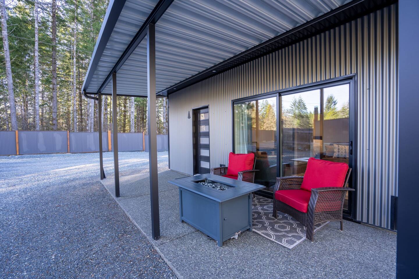 BC Cabins modern retreat exterior among the trees